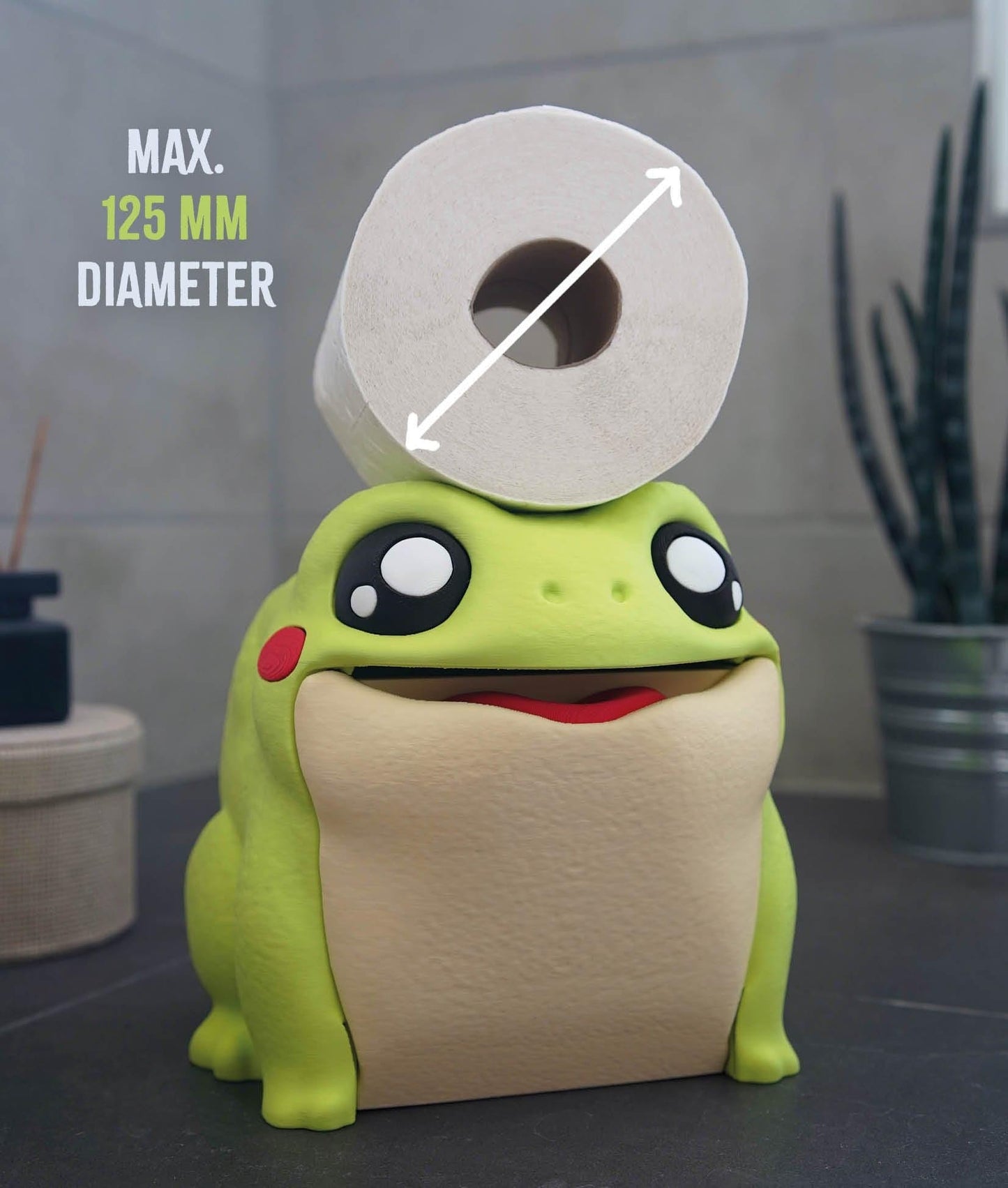 Frodrick la grenouille - Porte-papier toilette