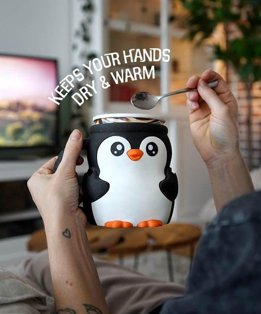 Pebbles le pingouin – Porte-pinte de glace imprimé en 3D
