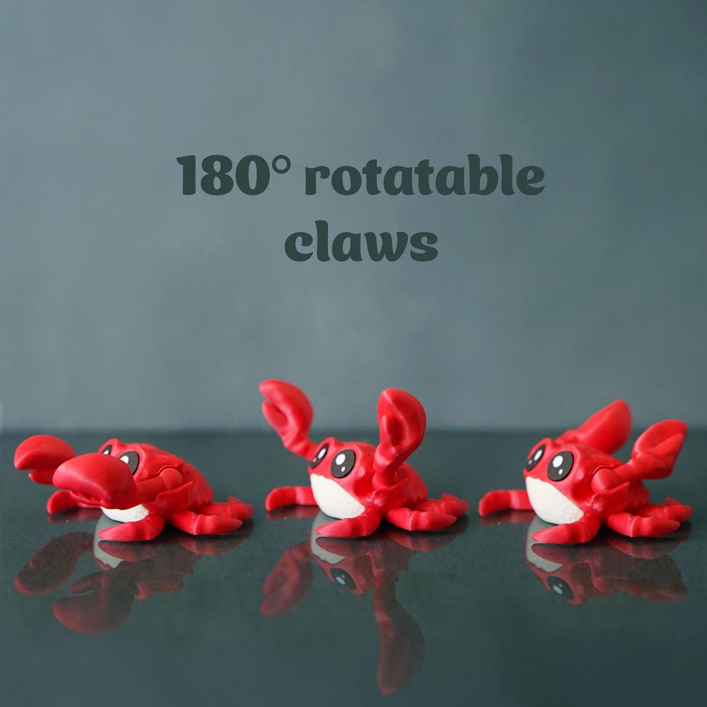 Charlie le crabe réconfortant - Porte-notes et pince photo
