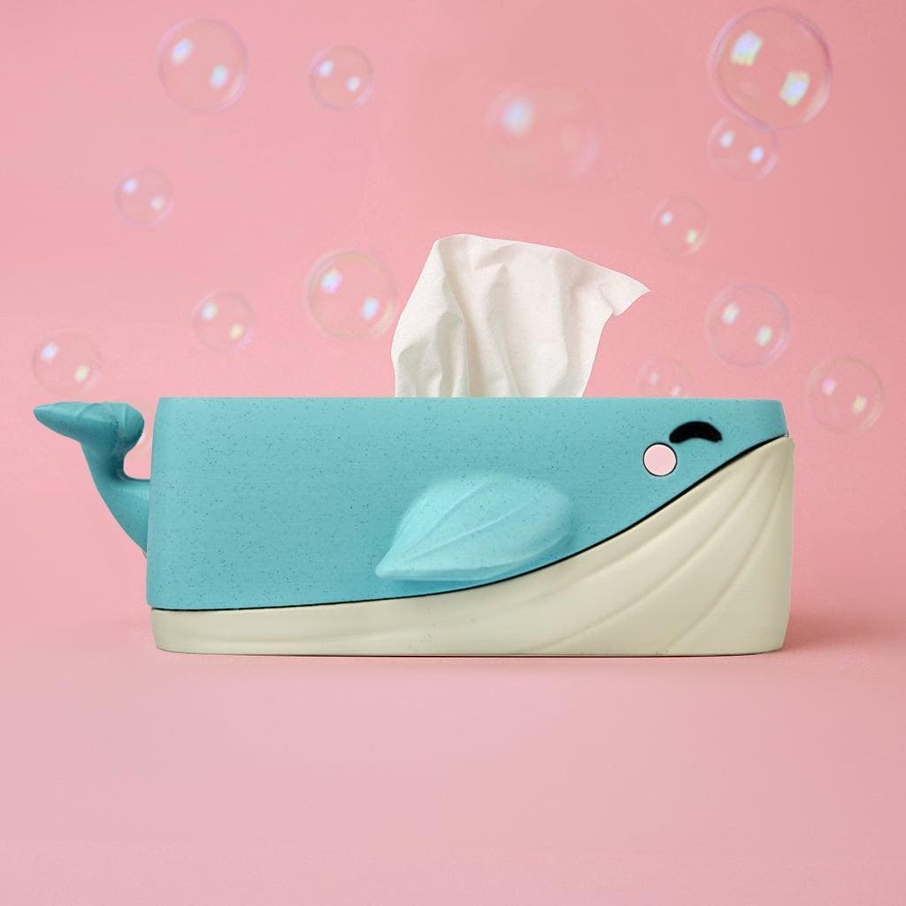 Bubbles la baleine – Housse de boîte à mouchoirs