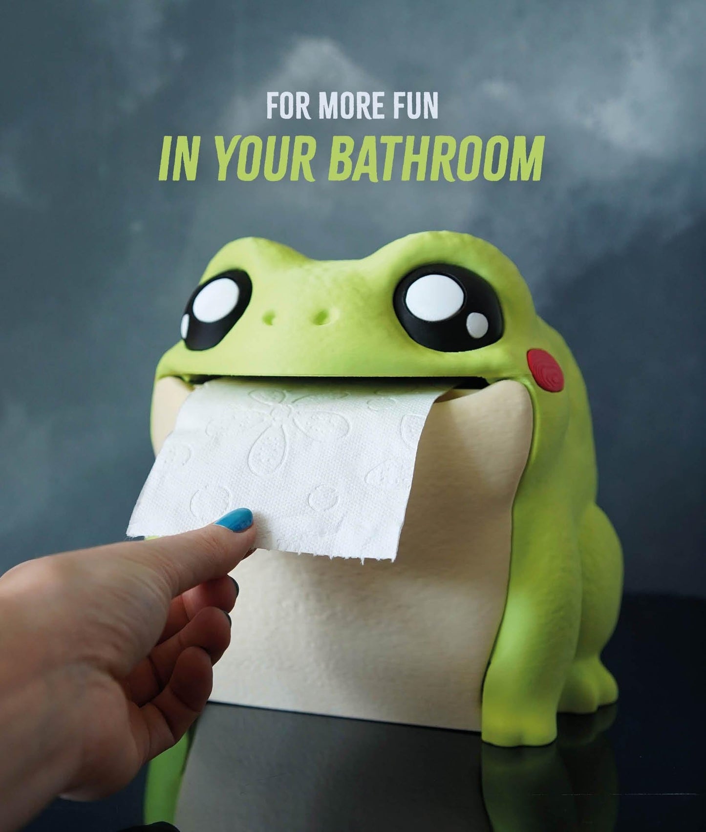 Frodrick la grenouille - Porte-papier toilette