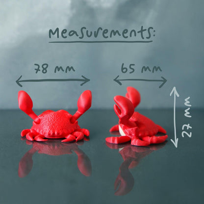 Charlie le crabe réconfortant - Porte-notes et pince photo