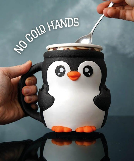Pebbles le pingouin – Porte-pinte de glace imprimé en 3D